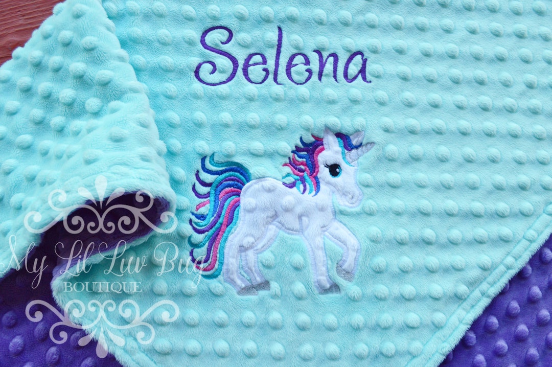 Personalized Baby Blanket Unicorn Unicorn Baby Blanket Blanket With ...