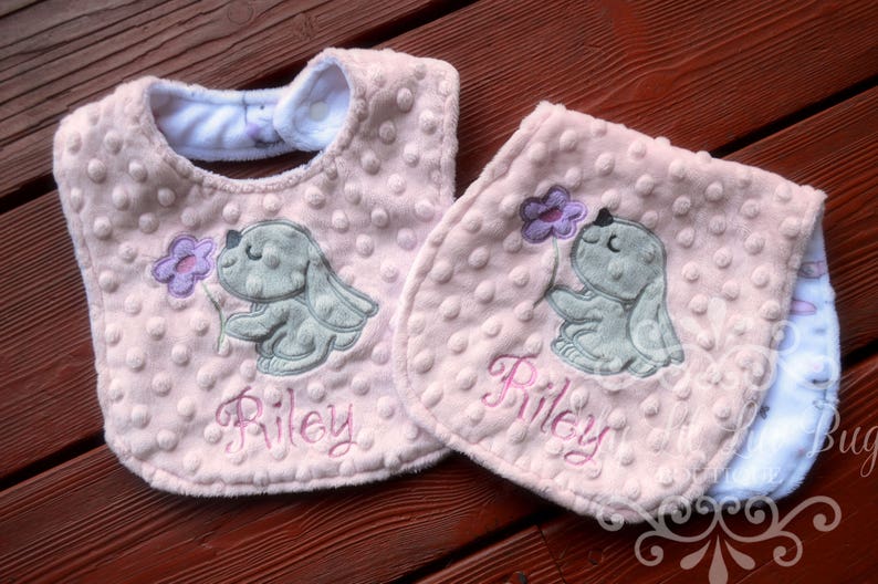 Owls and Paisley Chevron Bib /& Burp Sets
