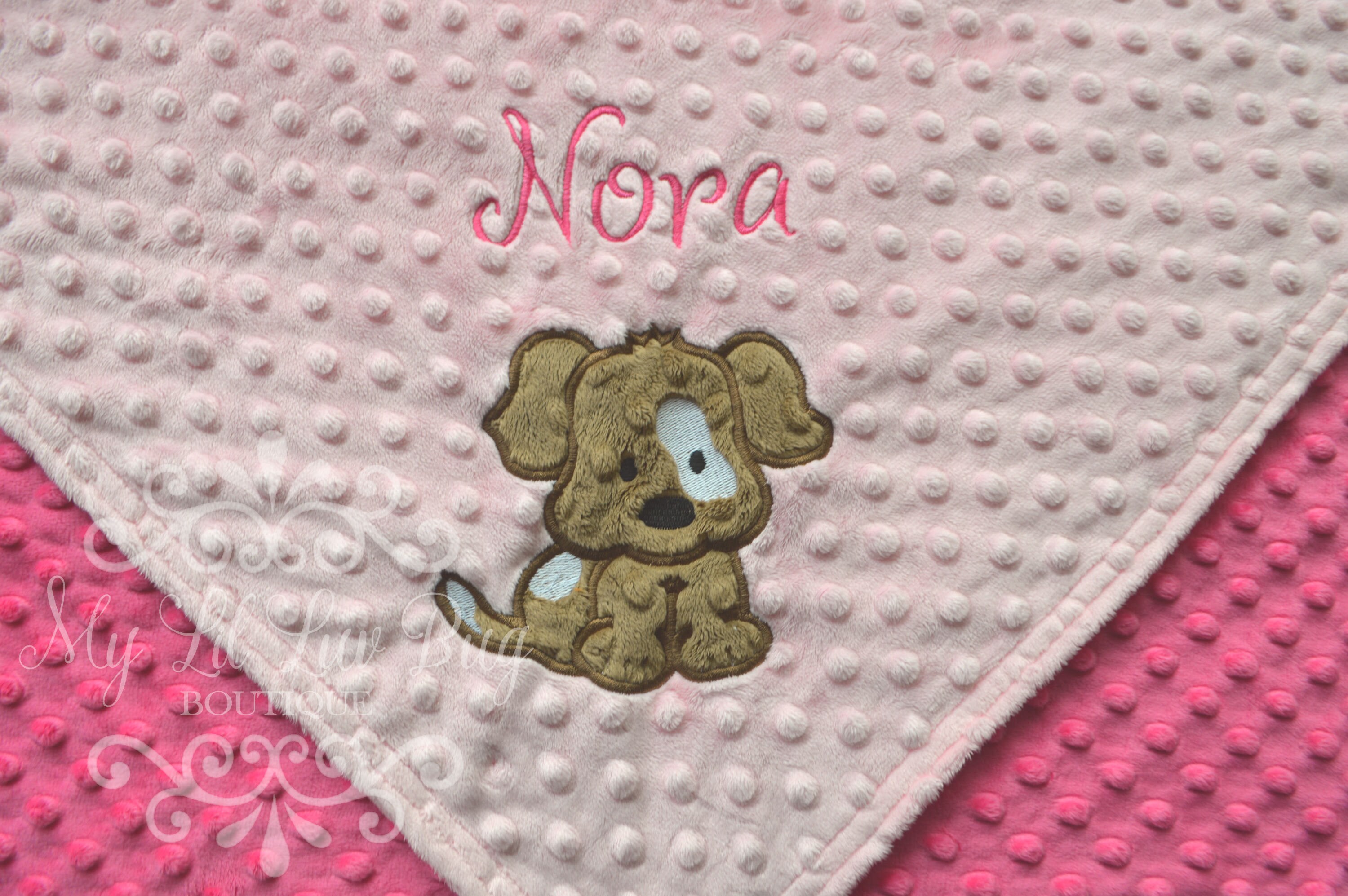 Personalized Baby Blanket Dog Baby Blanket Blanket Puppy Etsy