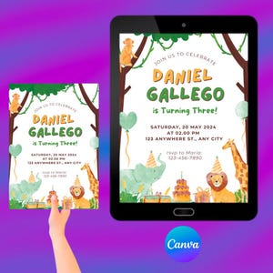 BIGLIETTO invito di COMPLEANNO per BAMBINI