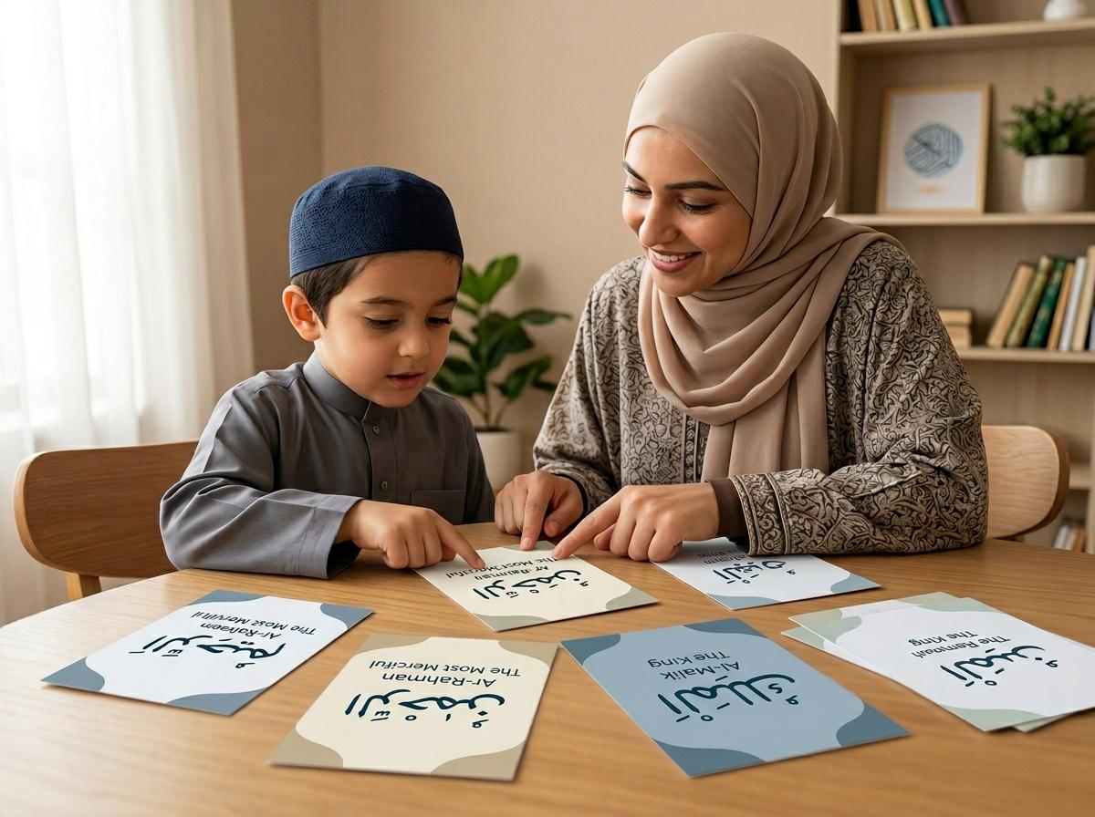 Allah Activity 99 Names of Allah Flashcards for Kids | Asmaul Husna Printable ...