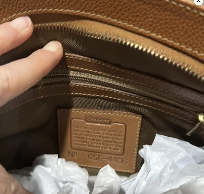 Vintage Coach Madison Chapin Leather Shoulder Crossbody Bag Made in ...
