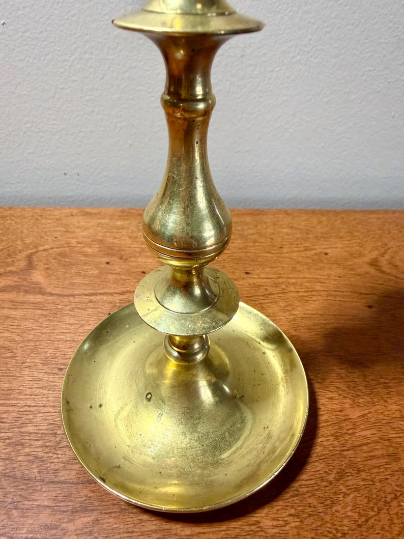 Your Choice- Vintage Brass Candlestick | Solid Brass Candle Holder | Classic Traditional Home Decor image 7