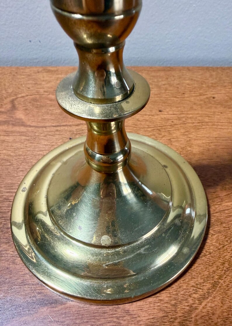 Your Choice- Vintage Brass Candlestick | Solid Brass Candle Holder | Classic Traditional Home Decor image 10