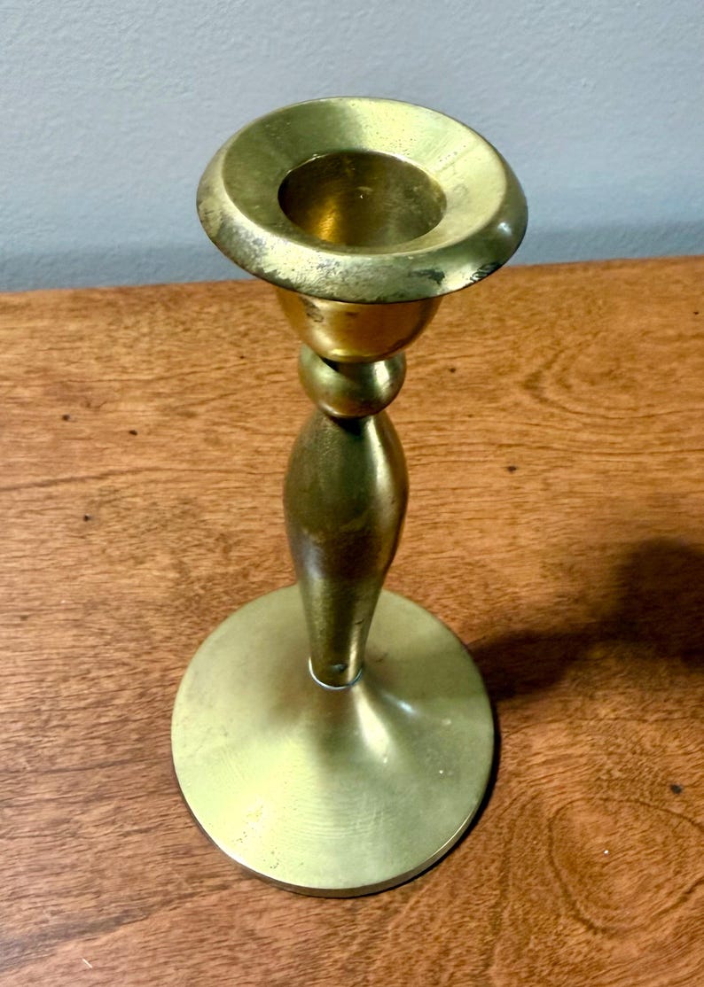 Your Choice- Vintage Brass Candlestick | Solid Brass Candle Holder | Classic Traditional Home Decor image 12