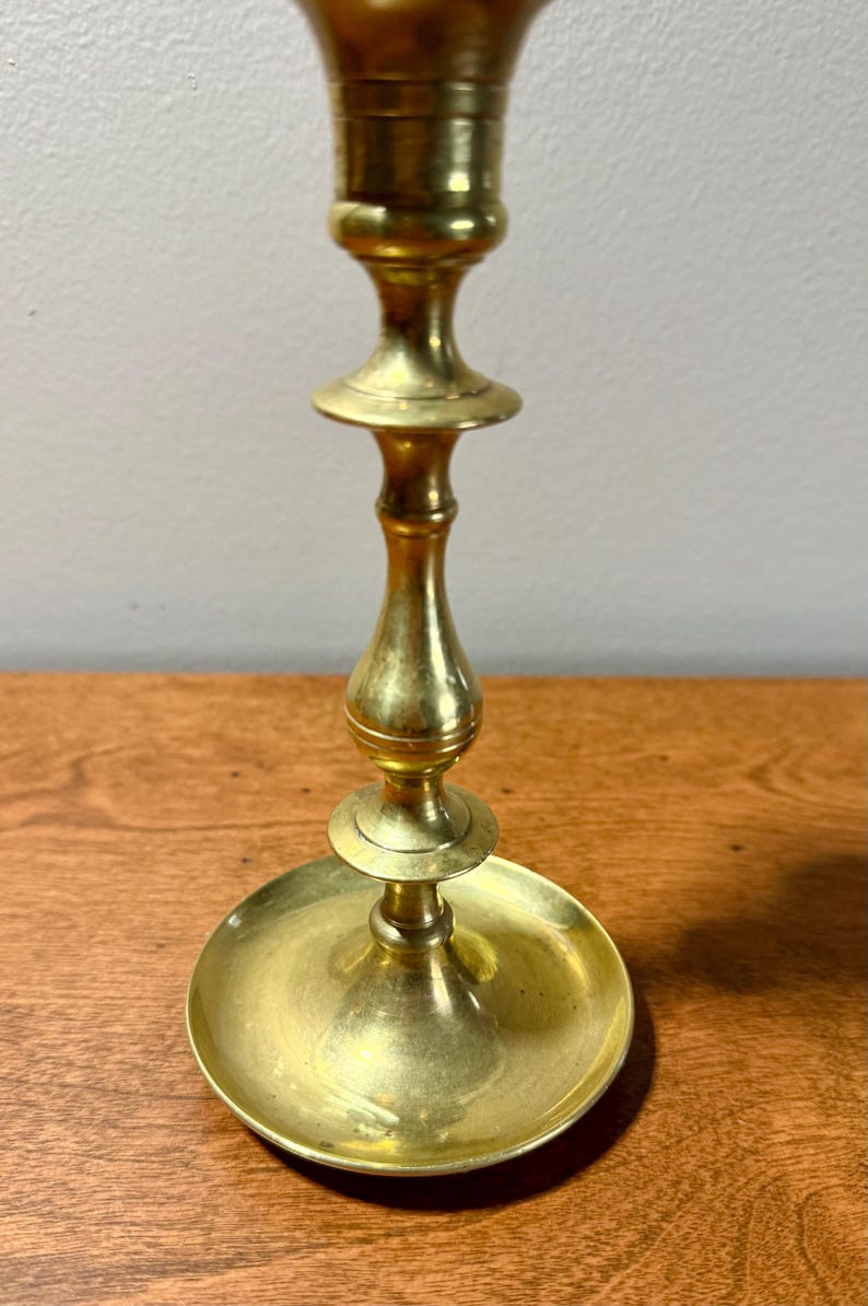 Your Choice- Vintage Brass Candlestick | Solid Brass Candle Holder | Classic Traditional Home Decor image 11