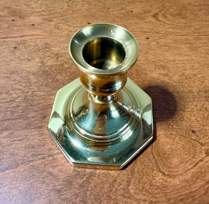 Your Choice- Vintage Brass Candlestick | Solid Brass Candle Holder | Classic Traditional Home Decor image 15