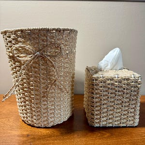 Trash Can Tissue Box - Etsy