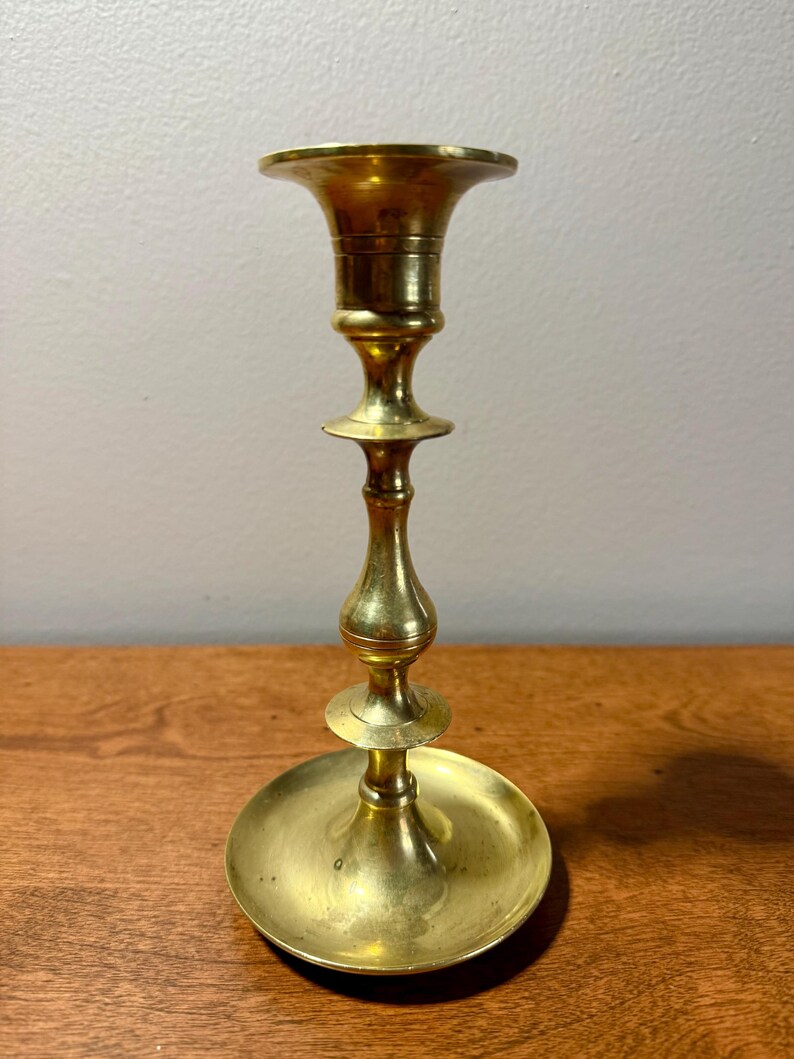 Your Choice- Vintage Brass Candlestick | Solid Brass Candle Holder | Classic Traditional Home Decor image 6