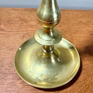 Your Choice- Vintage Brass Candlestick | Solid Brass Candle Holder | Classic Traditional Home Decor image 8
