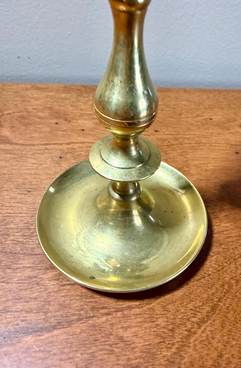 Your Choice- Vintage Brass Candlestick | Solid Brass Candle Holder | Classic Traditional Home Decor image 8