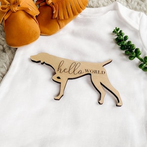 Pointer Dog Nursery | Monthly Milestone Cards | Baby Shower Gift | Pointer Dog Newborn Baby Gift for Dog Nursery | Baby Gift for Dog Lover