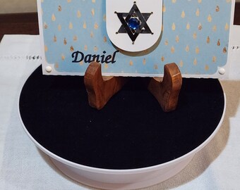 Bar Mitzvah or Bat Mitzvah Custom Money Gift Wallet