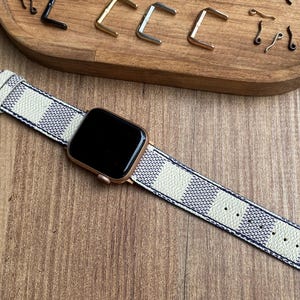 ルイヴィトン apple watch strap for Men Louis Vuitton Apple Watch Band Leather iWatch Band Classic
