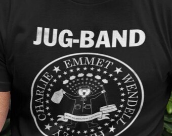 Emmet Otter's Jugband Tshirt Retro Pop Culture Ramones Christmas