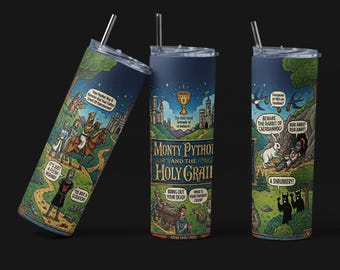 Monty Python, Holy Grail inspired 20oz tumbler
