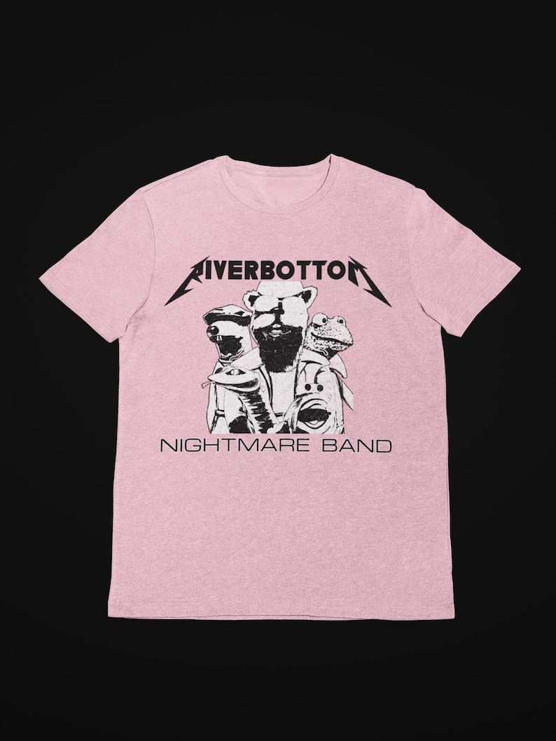 Riverbottom Nightmare Band Tshirt Emmet Otter Retro Pop Culture