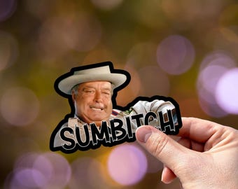 Sumbitch: Adult Vinyl Stickers - Smokey and the Bandit