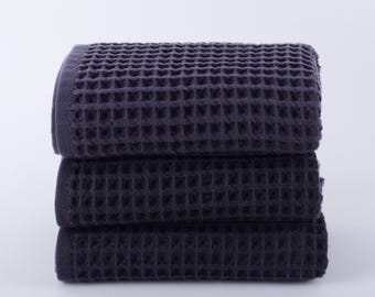 Toalha de banho turca de algodão, macia e absorvente, com certificação OEKO-TEX.