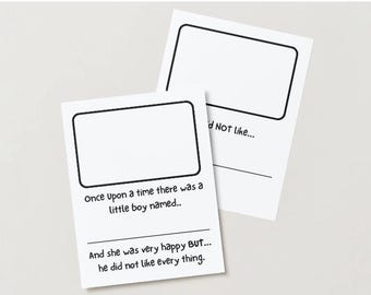 Fill in the blank Story Kid - Likes/Dislike