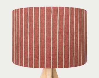 Abat-jour à rayures crayon, lampe de table, lampadaire, suspension au plafond, abat-jour tambour, 15 cm, 20 cm, 25 cm, 30 cm, 35 cm, 40 cm de diamètre