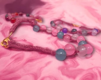 LGBTQ+ Pride Glass Bracelets
