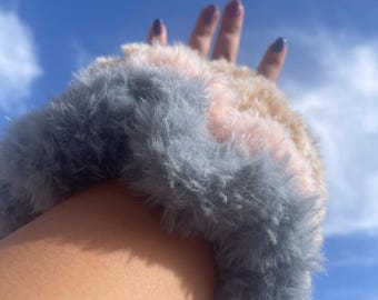 Fluffy Fur Scrunchies