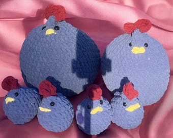 Crochet Chicken Stuffed Animal