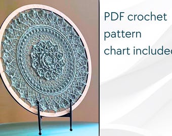 Napperon au crochet Spring « Murmur » | Motif mandala DIY | PDF