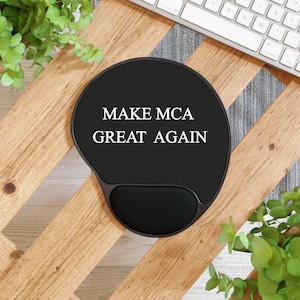 Motivational Mouse Pad with Wrist Rest, Ergonomic Desk Accessory for Home Office, Great for Gifts, Workstation Decor, PC Gaming