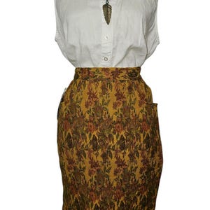 Falda NWT Urban Outfitters Vintage 90s para mujer 9/10 Cottagecore con bolsillos estilo western imagen 6