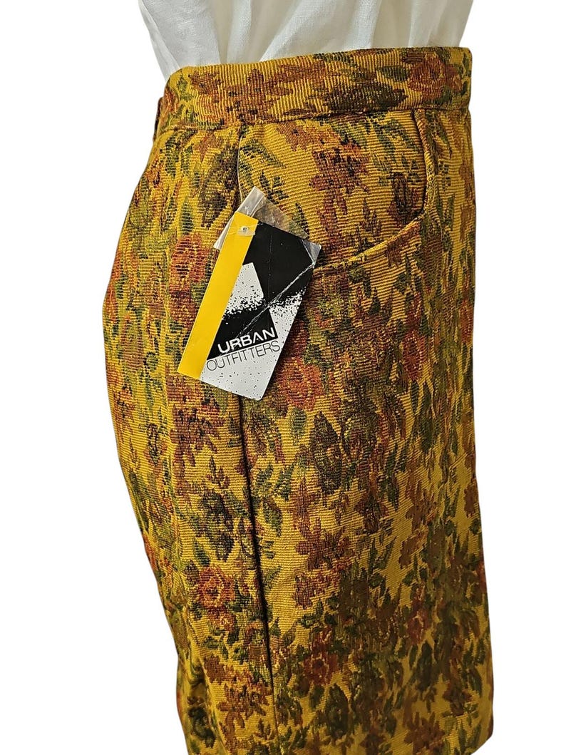 Falda NWT Urban Outfitters Vintage 90s para mujer 9/10 Cottagecore con bolsillos estilo western imagen 3