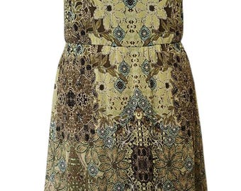 Y2K Mini Dress, Asymmetrical Hem - Fairy Grunge XS