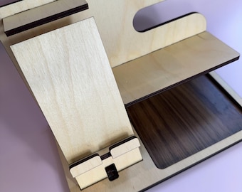 Personalized Docking Station – Desk Organizer for Phone, Watch & Accessories