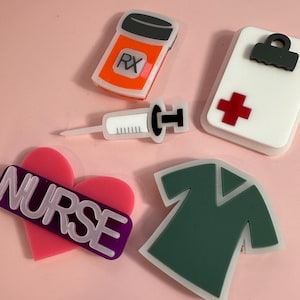 Imanes de enfermera: Decoración acrílica para consultorio médico, regalo de agradecimiento para enfermeras.