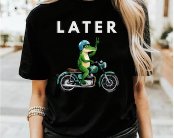 Funny Later Gator T-Shirt: Garment-Dyed Comfort Colors Tee