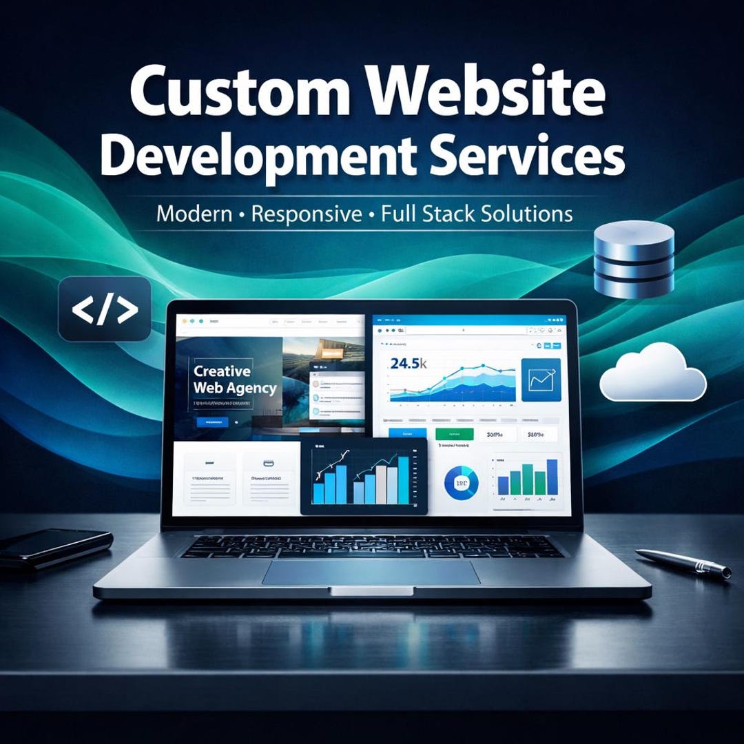 Custom Full Stack Web Development: Modern, Responsive Design - Etsy