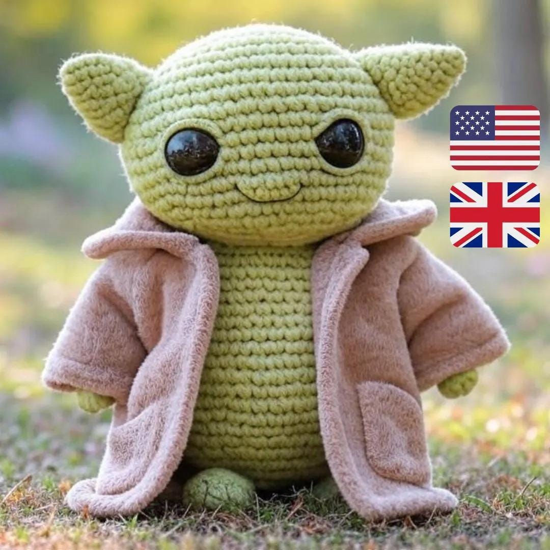 Amigurumi Baby Alien Crochet Pattern: Easy Space Creature (PDF Digital ...