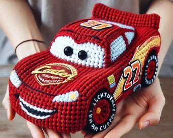 Lightning McQueen Crochet Pattern: Amigurumi PDF (English/German/French and All World Languages
