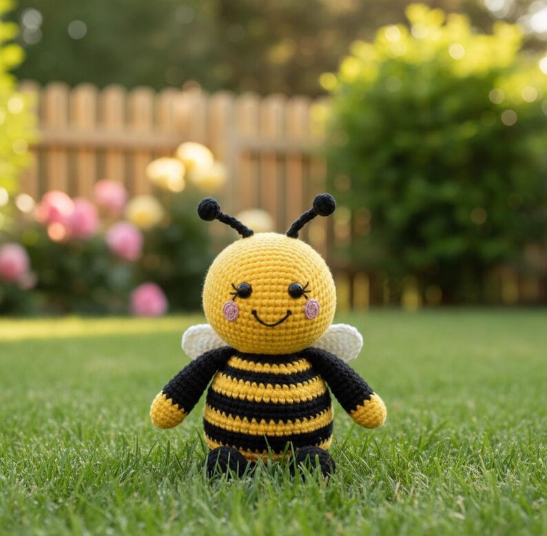 Crochet Bumble Bee Amigurumi Pattern: Easy Plush Toy (PDF Download) - Etsy