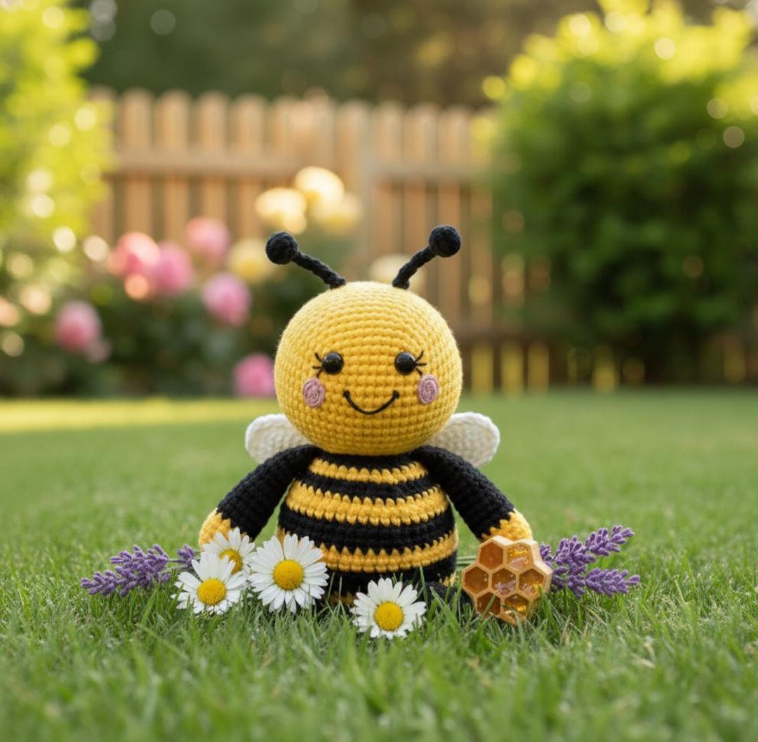 Crochet Bumble Bee Amigurumi Pattern: Easy Plush Toy (PDF Download) - Etsy