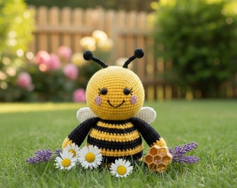 みつばち様 あみぐるみ How to Crochet a Bee by meetang - YouTube
