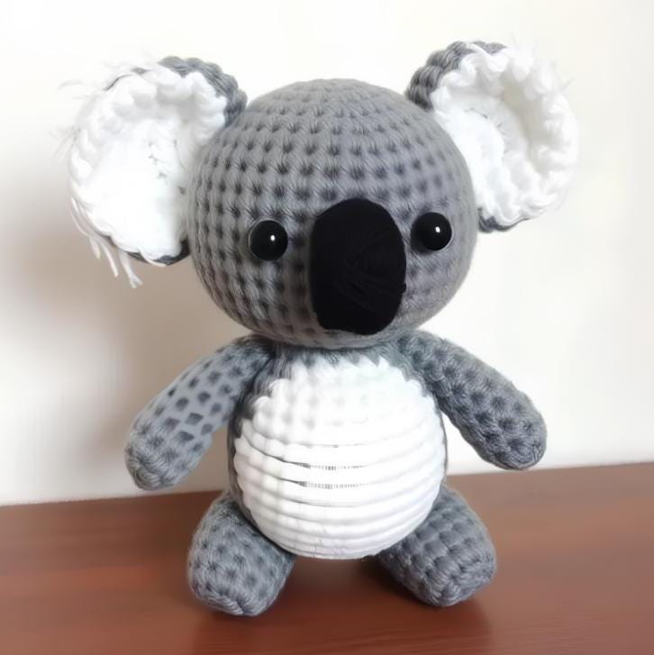 Crochet Koala Pattern: Amigurumi Animal (PDF Pattern)