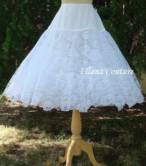 tea length underskirt