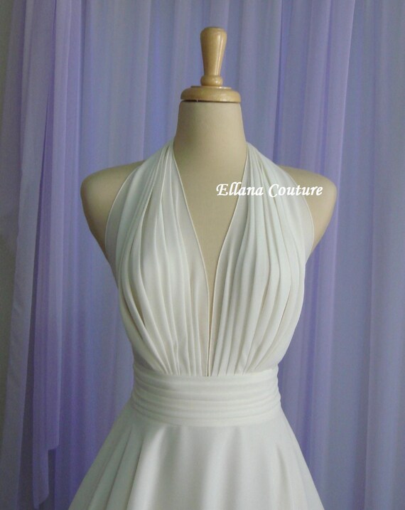 Liliana Retro Inspired Tea Length Wedding Dress Etsy