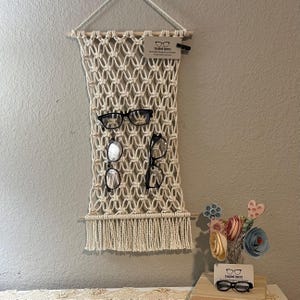 Eyeglass Wall Holder * Boho Sunglass Wall Organizer * Multi Glass Hanger