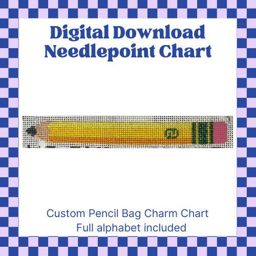Pencil Needlepoint Chart - Etsy