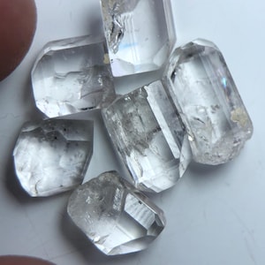 Facet Rough Natural Topaz Lot 18.20 Ct | 6 Pieces | Clean Clarity | Skardu Pakistan | Faceting Rough Gemstone