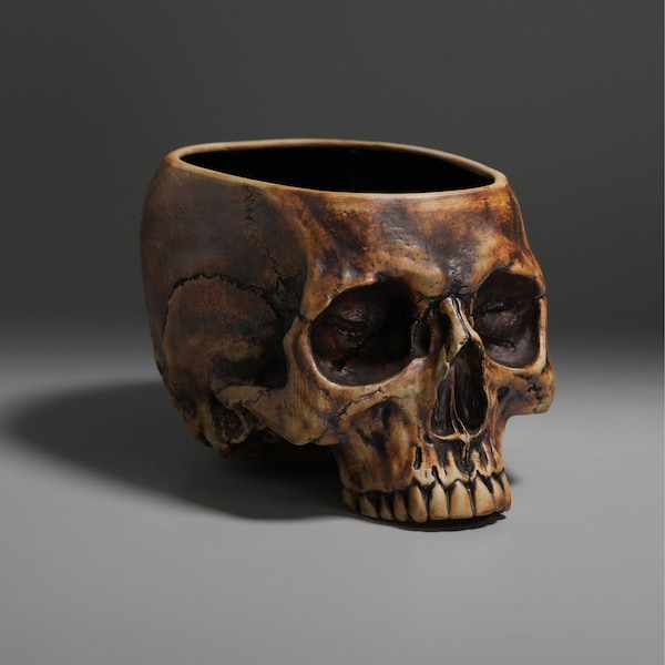 Memento Mori Life-Sized Skull Bowls 36oz