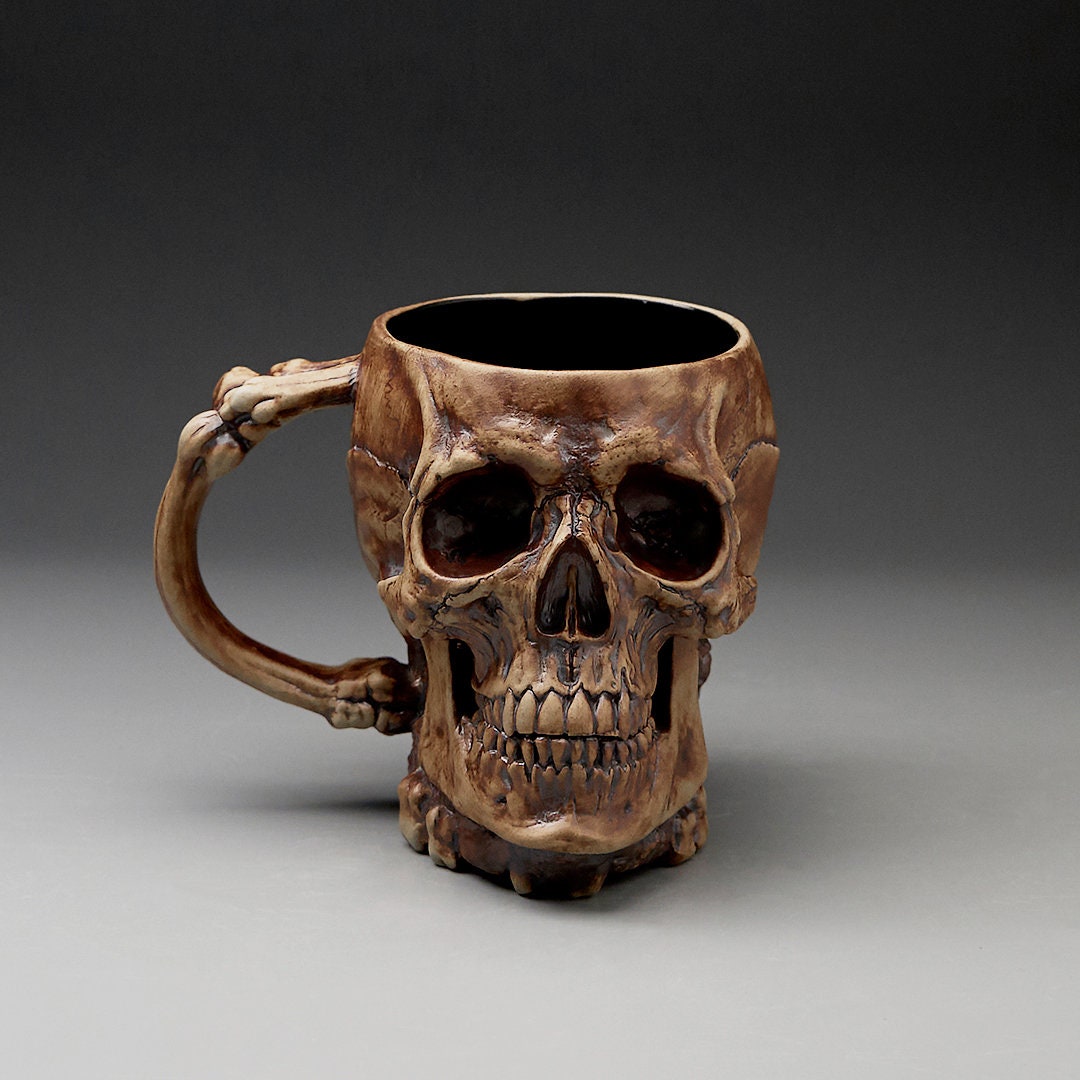Hyturtle Personalized Skull Mug Gifts for Skull Lovers on Bi - Inspire  Uplift